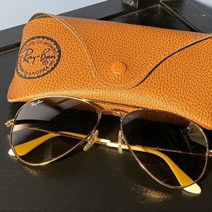 Ray-Ban Gold Aviators 55mm